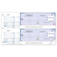High Security Two-To-A-Page Cheques (Double Copy) - WHS437-2