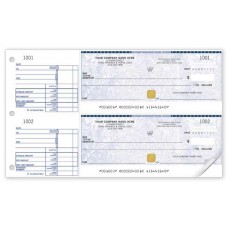 Basic Security Two-to-a-Page Cheque (Single Copy) - WSS437 / SS437