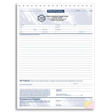 Large Proposal & Acceptance Forms (3 copy) - W118 / 118 / 118-3