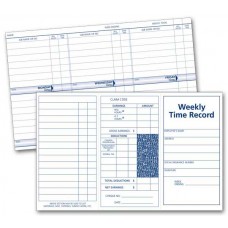 Weekly Employee Time Record Card - W220 / 220 / 220-1