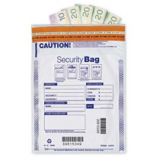 9 x 12" Single Pocket Deposit Bag, Opaque - W414 / 414