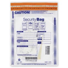 9 x 12" Single Pocket Deposit Bag, Clear - W53849 / 53849C