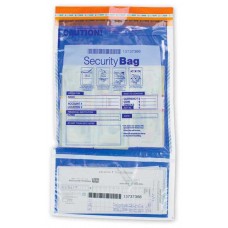 9 1/2 x 15" Dual Pocket Deposit Bag, Clear Front, Opaque Back - W53858 / 53858C