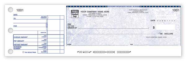 Manual Cheque Printing Nova Scotia